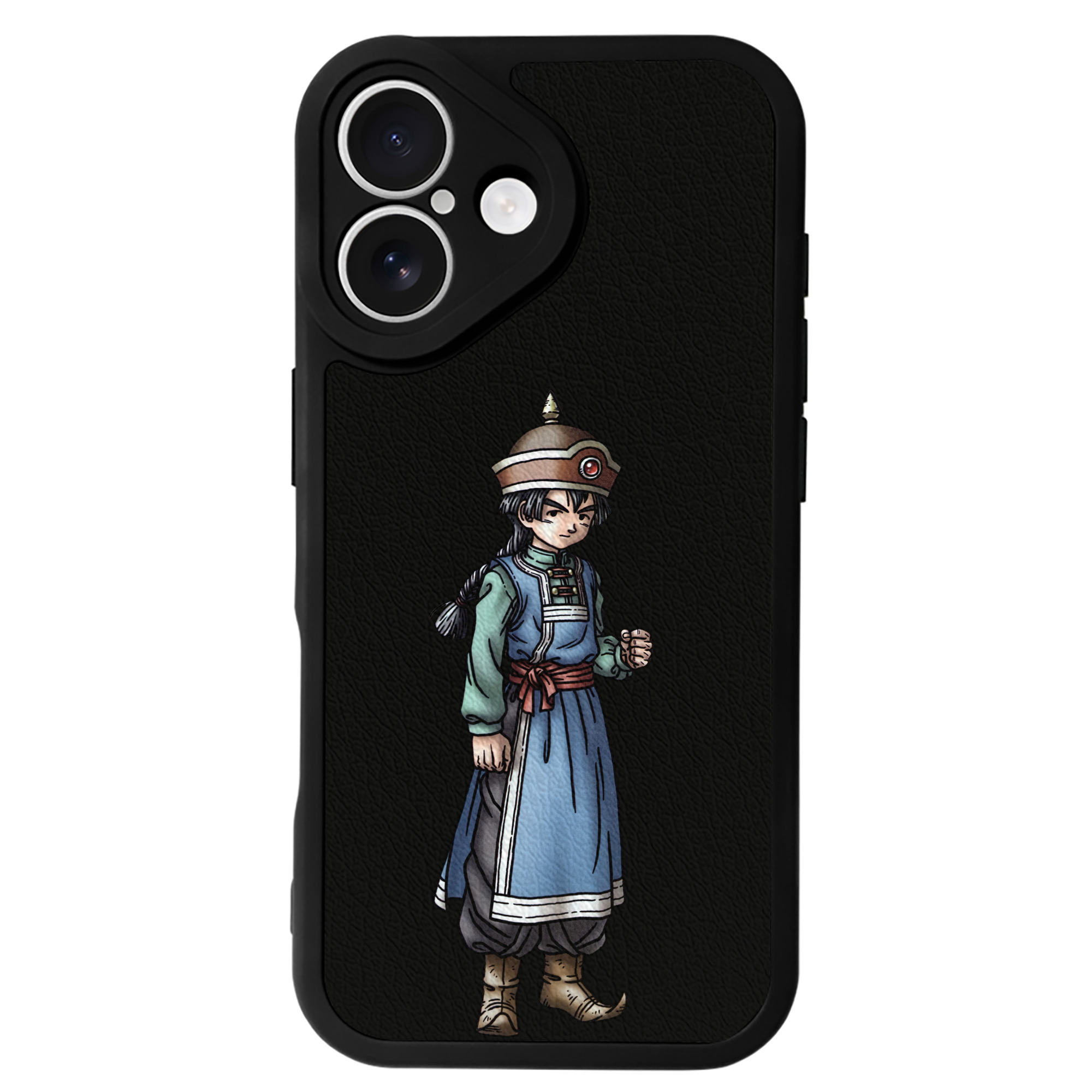 （画像用） ドラゴンクエスト Doragon Kuesuto Dragon Quest 【iPhone 16シリーズ対応】シリコンスマホケース（レザー調） 材質：シリコン